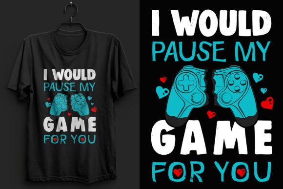 Download Valentines Day Gamer T Shirt Design - Premium Resources