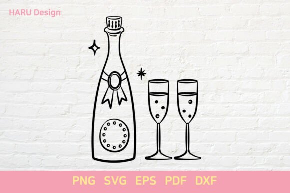 Download HandDrawn Wedding Item Wine Glass - Hand Collection