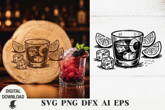 Download Cocktail Svg, Summer SVG, Laser Engraved - Cocktail svg Collection