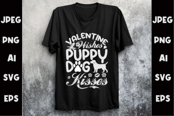 Download Valentine Dog Svg T- Shirt Design - Premium Bundle